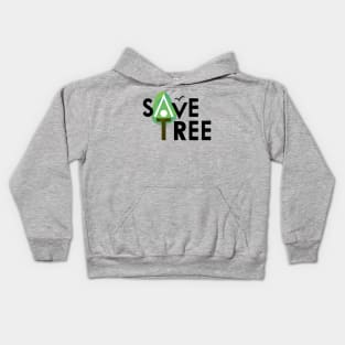 Save A Tree Kids Hoodie